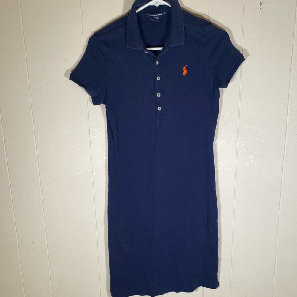 Ralph Lauren Navy Blue Mini Dress